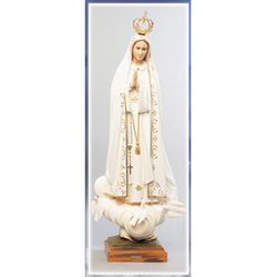 Our Lady of Fatima Series With Glass Eyes and  Crown" itemprop="image
