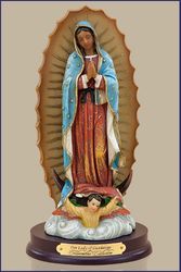 Our Lady of Guadalupe Florentine Statue 12"" itemprop="image