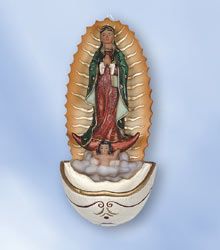 Our Lady of Guadalupe Florentine Water Font" itemprop="image