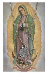 Our Lady of Guadalupe Pendant and Prayer Card" itemprop="image