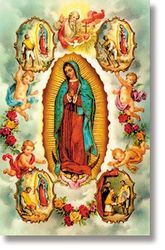 Our Lady of Guadalupe Wallet Sized Laminated Holy Card" itemprop="image