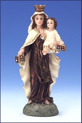 Our Lady of Mount Carmel Florentine Statue (5-1/2 inch)" itemprop="image