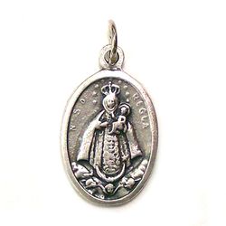 Our Lady of Regla Oxidized medal" itemprop="image