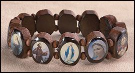 Oval Devotional Saints Bracelet" itemprop="image