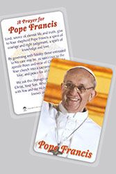 Pope Francis Laminated Holy Prayer Card" itemprop="image