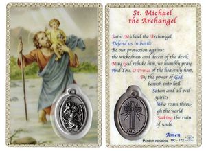 Prayer Before A Journey Holy Cards with Medal" itemprop="image