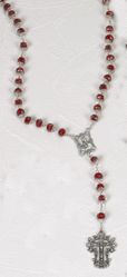 Red Genuine Crystal Rosary" itemprop="image