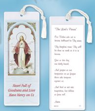 Sacred Heart Laminated Bookmark" itemprop="image