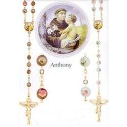 Saint Anthony Devotional Rosary luminous beads" itemprop="image