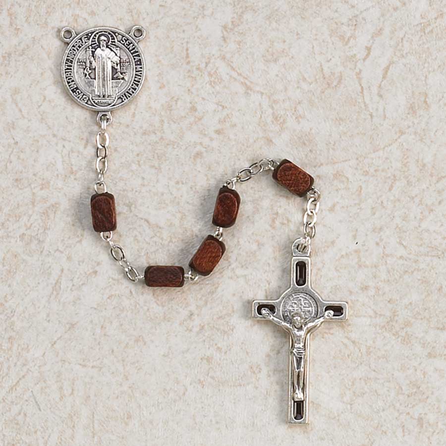 St Benedict Olive Wood - Sacred Supplies