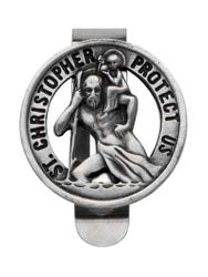 Saint Christopher Auto Visor Clip" itemprop="image