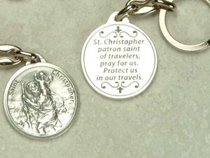 Saint Christopher Key Ring" itemprop="image