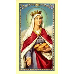 Saint Elizabeth of Hungary Laminated Holy Card" itemprop="image