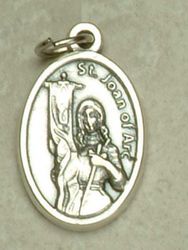 Saint Joan of Arc Oxidized Medal" itemprop="image