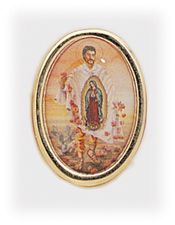 Saint Juan Diego Religious Lapel Pin" itemprop="image