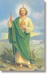 Saint Jude Wallet Sized Laminated Holy Card" itemprop="image