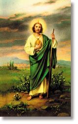 Saint Jude Wallet Sized Laminated Holy Card" itemprop="image