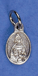 Saint Lucy Oval Bracelet Medal" itemprop="image