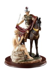 Saint Martin Caballero Milagros 9" Statue" itemprop="image