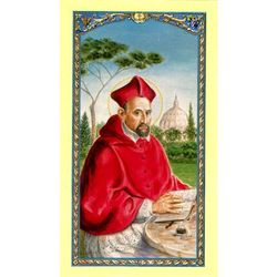 Saint Robert Laminated Holy Card" itemprop="image