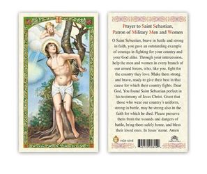 Saint Sebastian Laminated Holy Card" itemprop="image