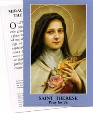 SAINT THERESE Prayer Card" itemprop="image