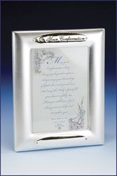 Silver Confirmation Photo Frame (5 x 7 inches)" itemprop="image