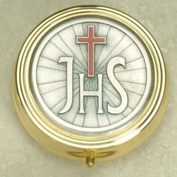 Silver Pyx with JHS-Silver Plated" itemprop="image