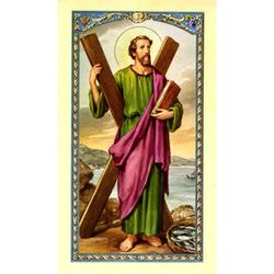 St. Andrew Holy Card" itemprop="image