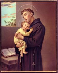 St. Anthony Laminated Plaque" itemprop="image