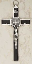 St. Benedict Black Enameled Cross" itemprop="image