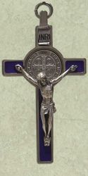 St. Benedict Cross w/ Blue Enamel" itemprop="image