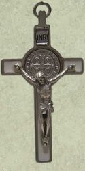 St. Benedict Cross w/ White Enamel" itemprop="image