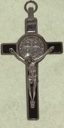 St. Benedict Crucifix Black Enamel" itemprop="image