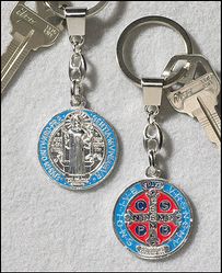 St Benedict Key Ring" itemprop="image