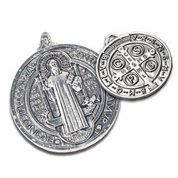 St. Benedict Oxidized Medal" itemprop="image