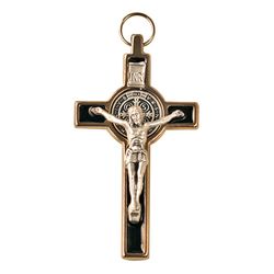 St Benedict Pendant Black Silver" itemprop="image