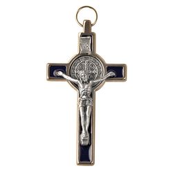 St Benedict Pendant Silver Blue" itemprop="image