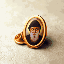 St.Charbel Religious Lapel Pin" itemprop="image