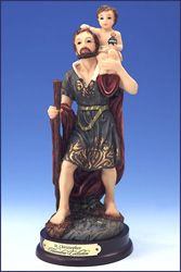 St. Christopher Florentine Statue (8 inch)" itemprop="image