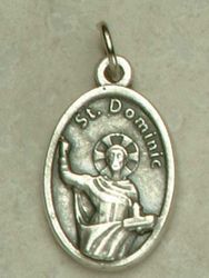 St. Dominic Oxidized Medal" itemprop="image