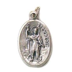 St. Expedit : Oxidized Medal" itemprop="image