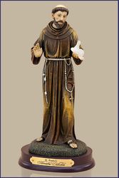 St. Francis Collection Statue 12 inch" itemprop="image