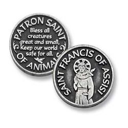 St. Francis of Assisi Pocket Token" itemprop="image