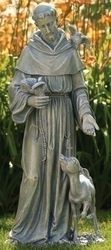 St. Francis With Deer Statue" itemprop="image