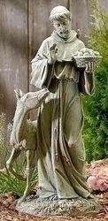 St. Francis With Horse Statue" itemprop="image