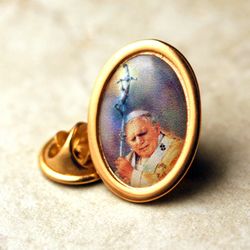 St. John Paul II Religious Lapel Pin" itemprop="image