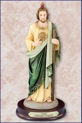 St. Jude Florentine Statue 8 in" itemprop="image