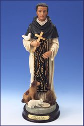 St. Martin de Porres Florentine Statue (12 inch)" itemprop="image