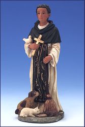 St. Martin de Porres Florentine Statue (5-1/2 inch)" itemprop="image